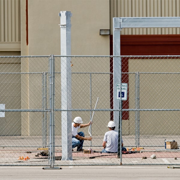 how much time can i lease the temporary fence for my building site or event in Camden